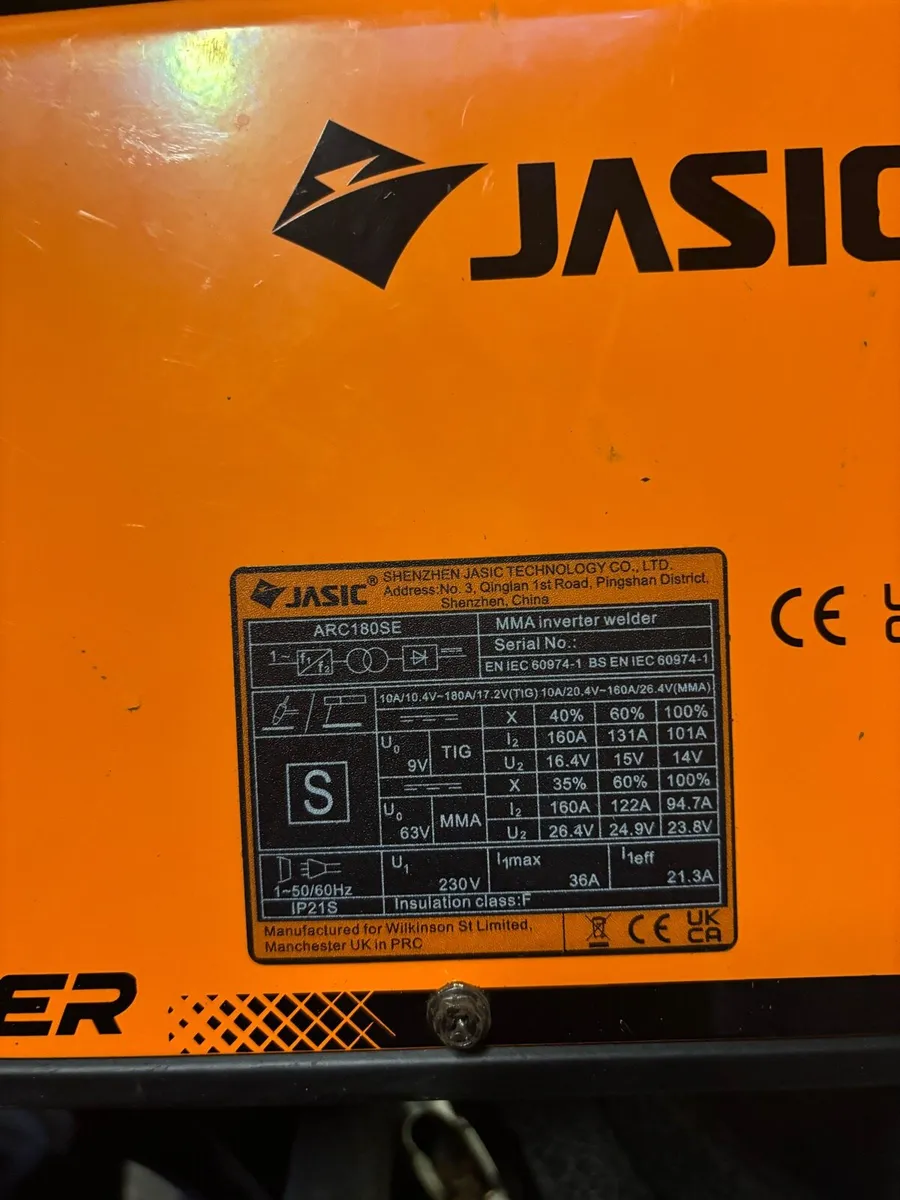 Jasic Welder and Dewalt Steel Chop Saw - Image 4