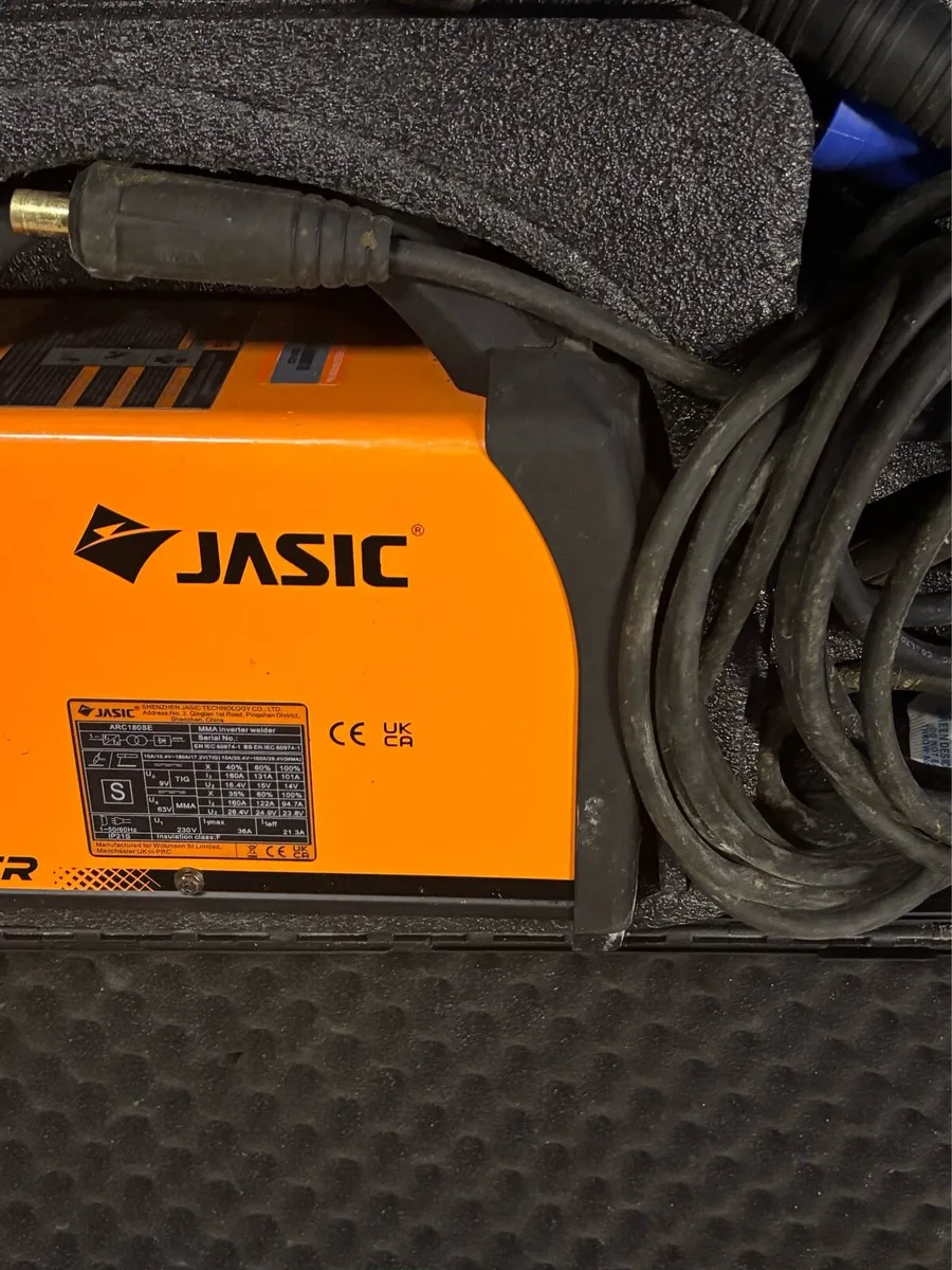 Jasic Welder and Dewalt Steel Chop Saw - Image 1