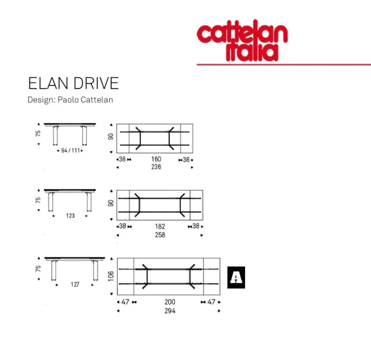 Cattelan Italia extending glass table - Image 4