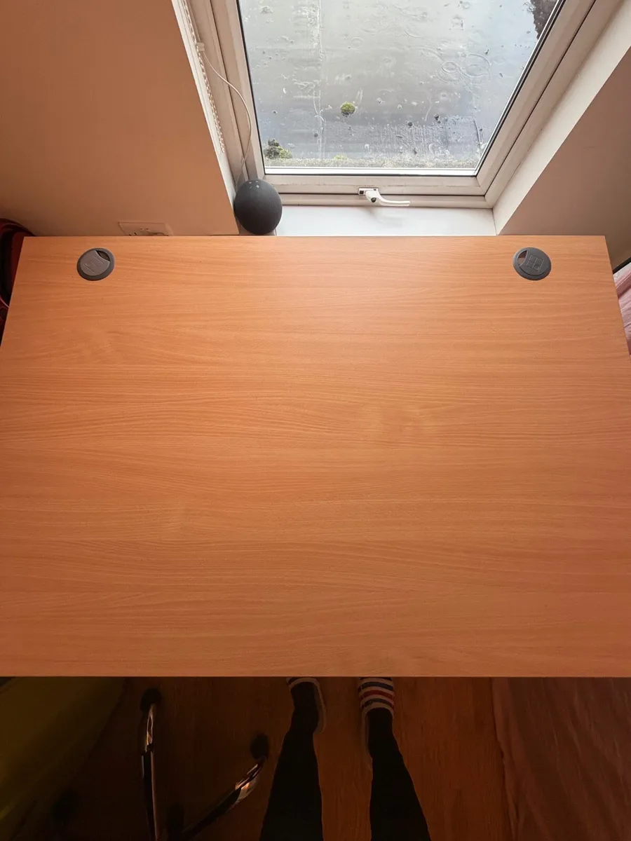 Large Office Desk approx 115x79cm Excellent - Image 3