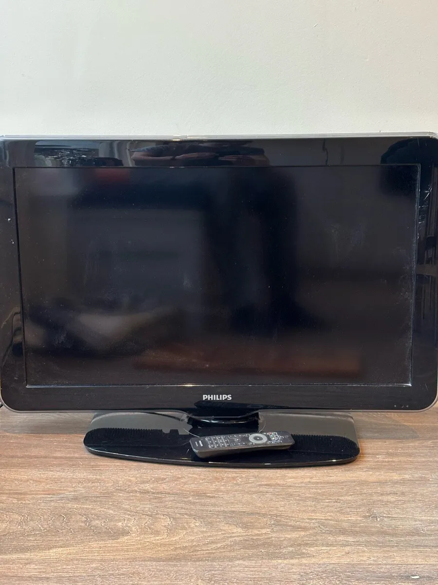 Philips 32” TV with remote and stand - Image 1
