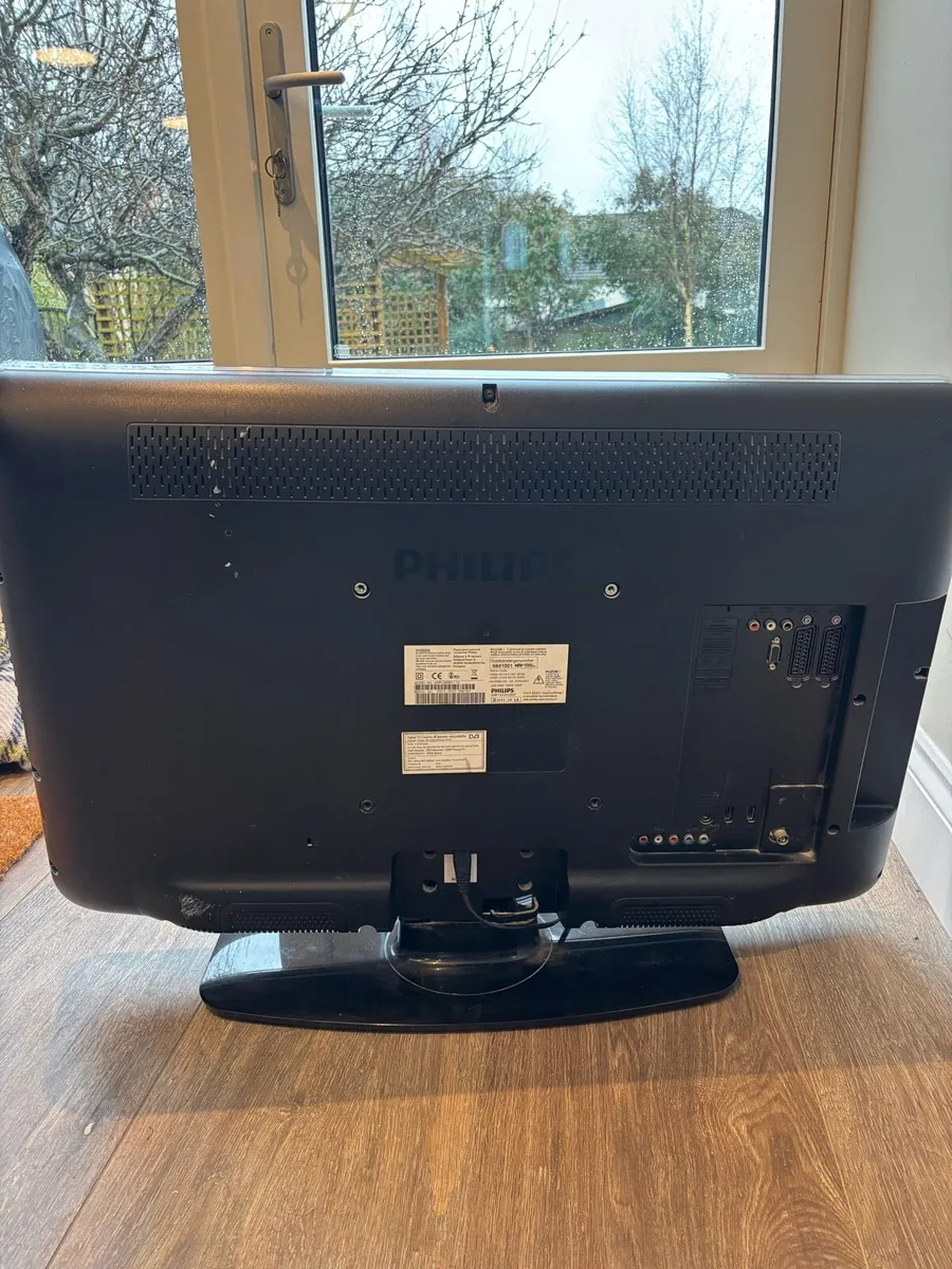 Philips 32” TV with remote and stand - Image 2