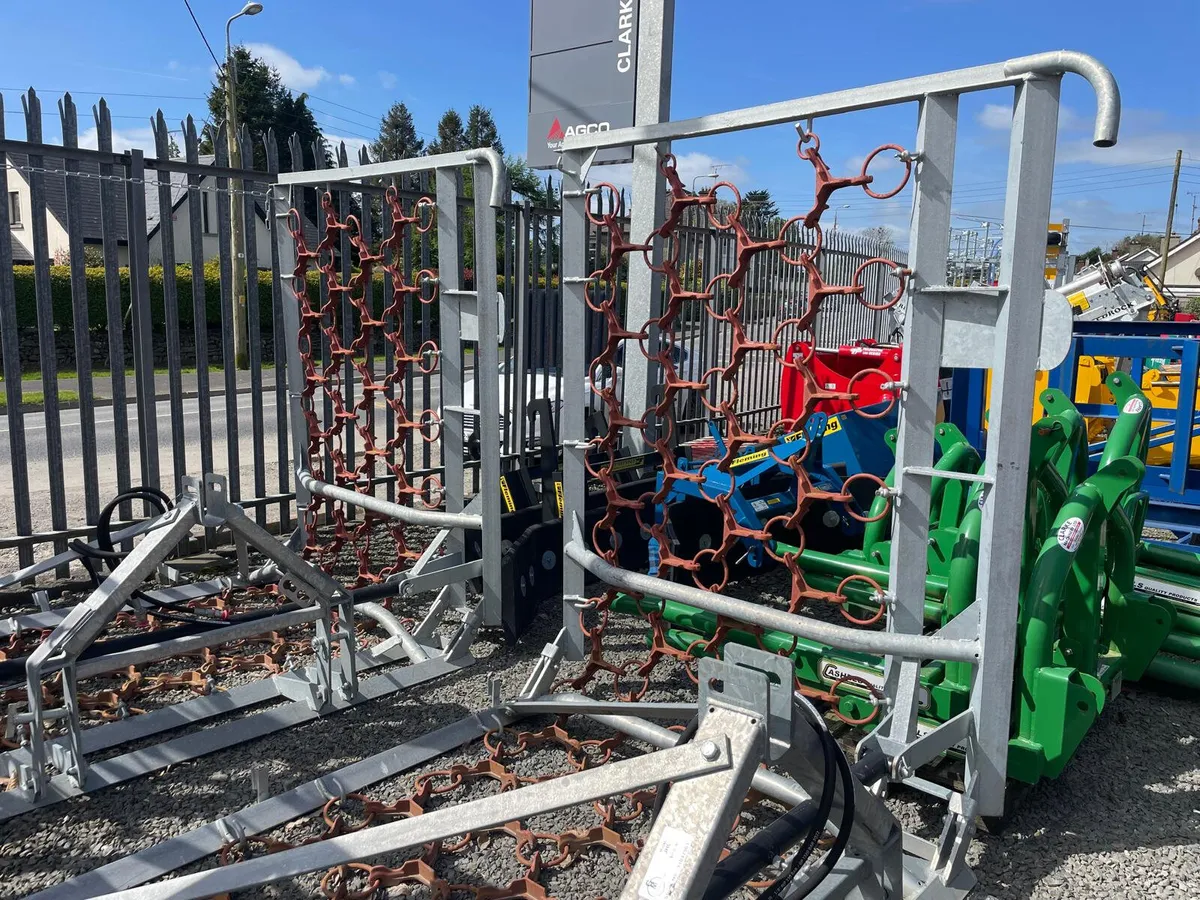 New Jarmet 6 metre Chain Harrows Ready For Work ! - Image 4