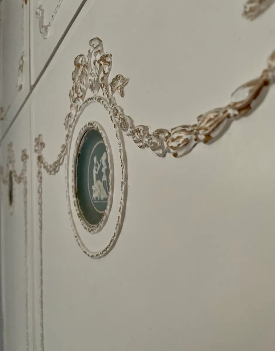 Vintage Wooden Doors & Vanity Mirror - Image 2