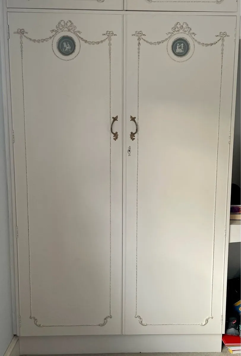 Vintage Wooden Doors & Vanity Mirror - Image 4