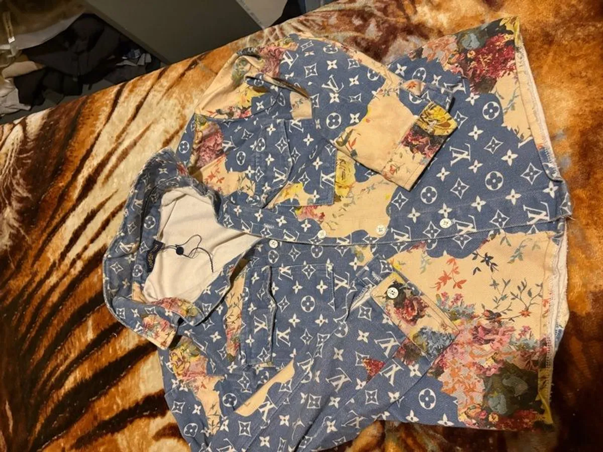 Louis Vuitton Patchwork Monogram Denim Jacket - Image 3