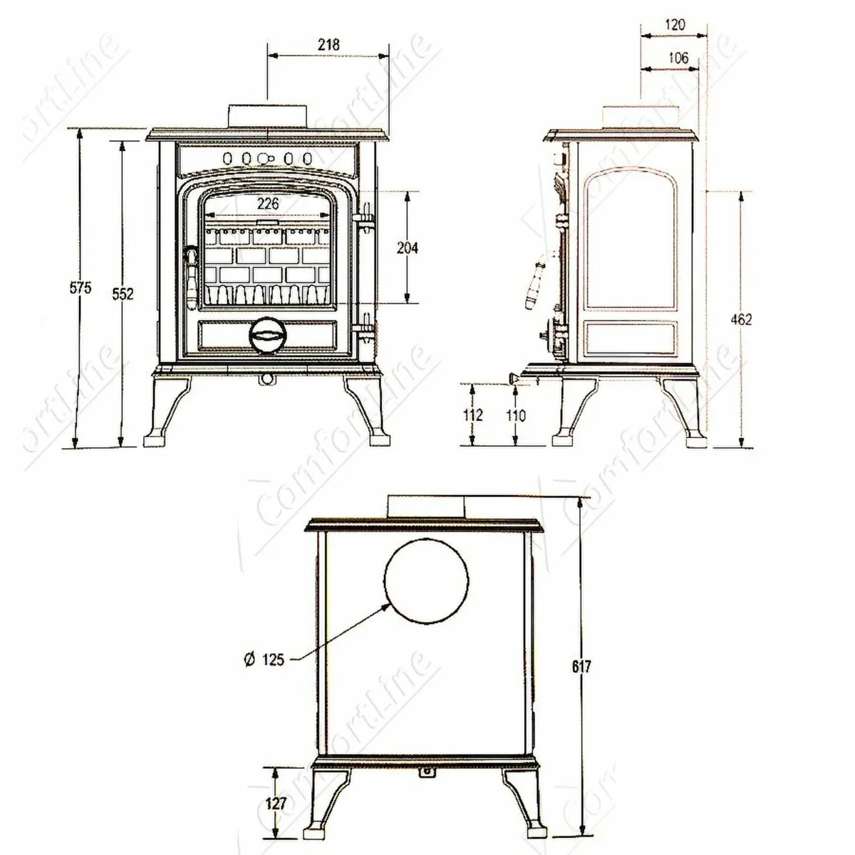 Atlantic Coral 5 stove - Image 3