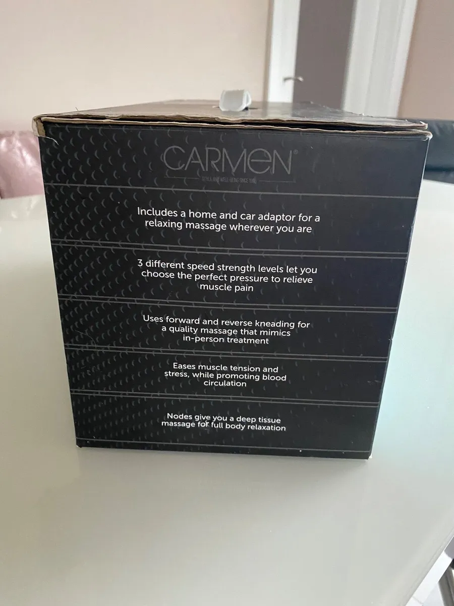 Back, Neck & Shoulder Massager With Heat - Image 3