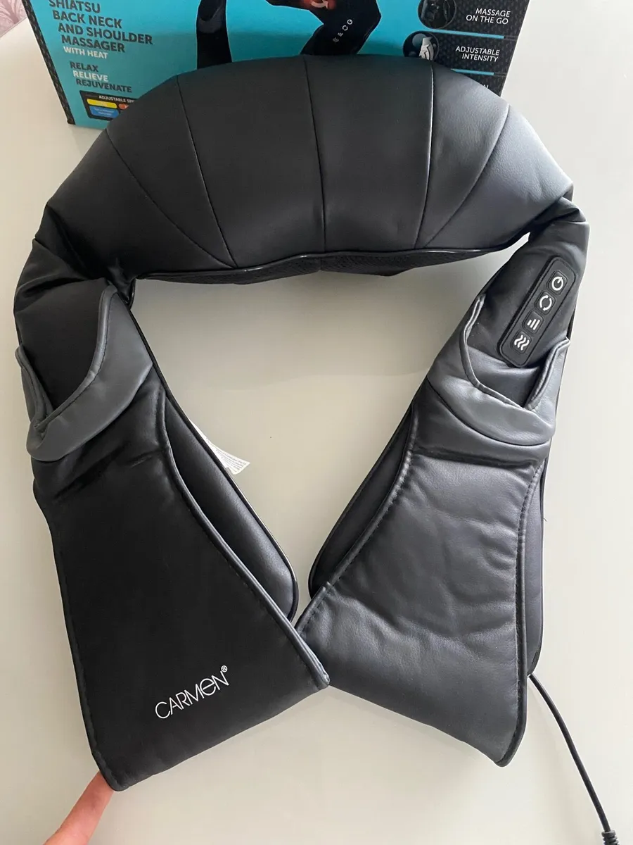 Back, Neck & Shoulder Massager With Heat - Image 4