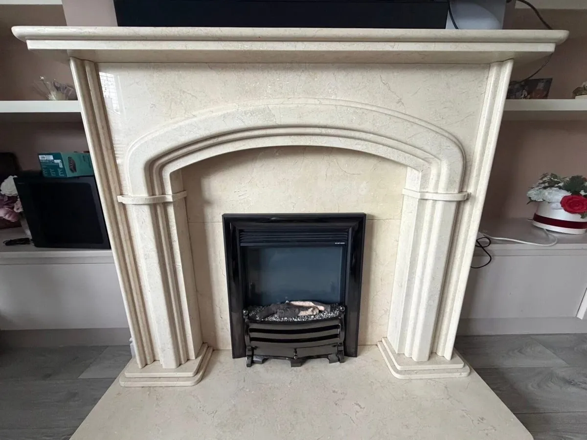 Marble fireplace - Image 1