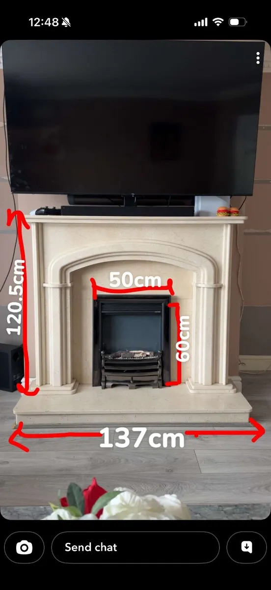 Marble fireplace - Image 4