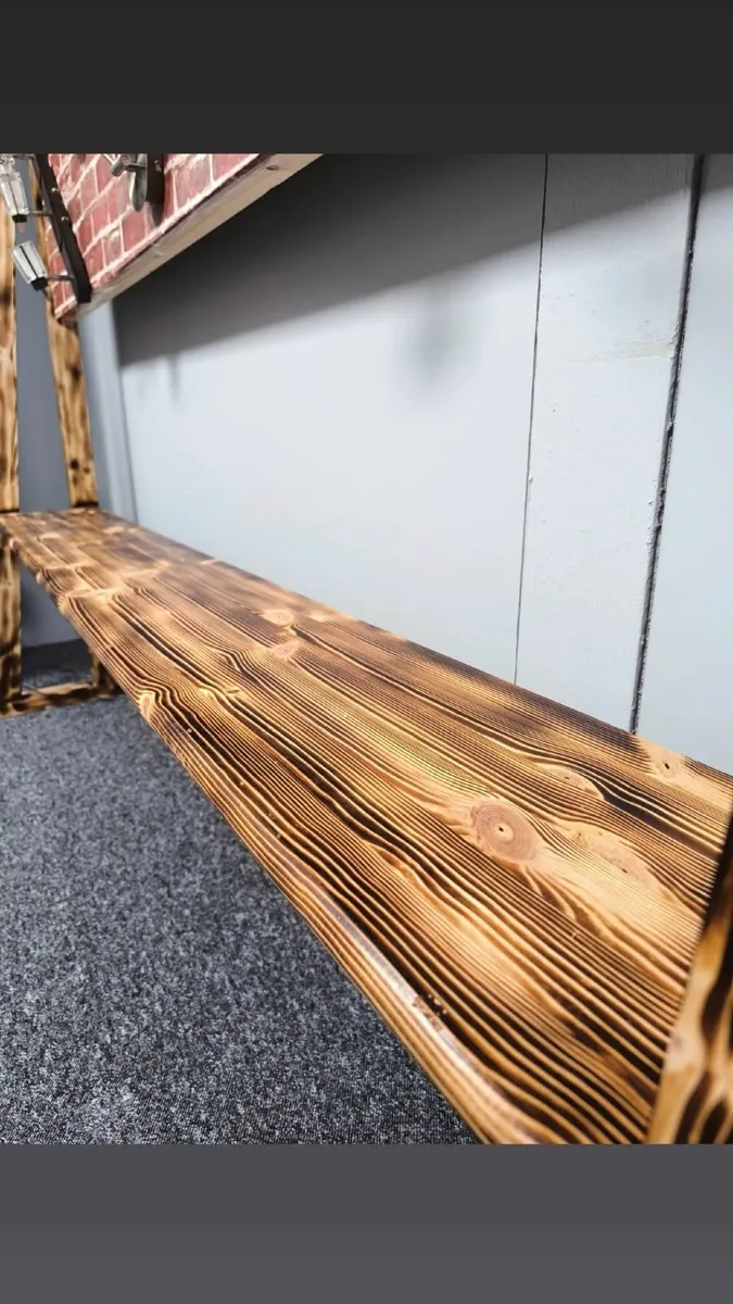 Custom-made wooden lighting display wall - Image 3