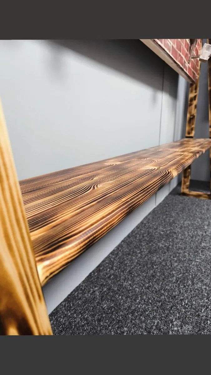 Custom-made wooden lighting display wall - Image 2