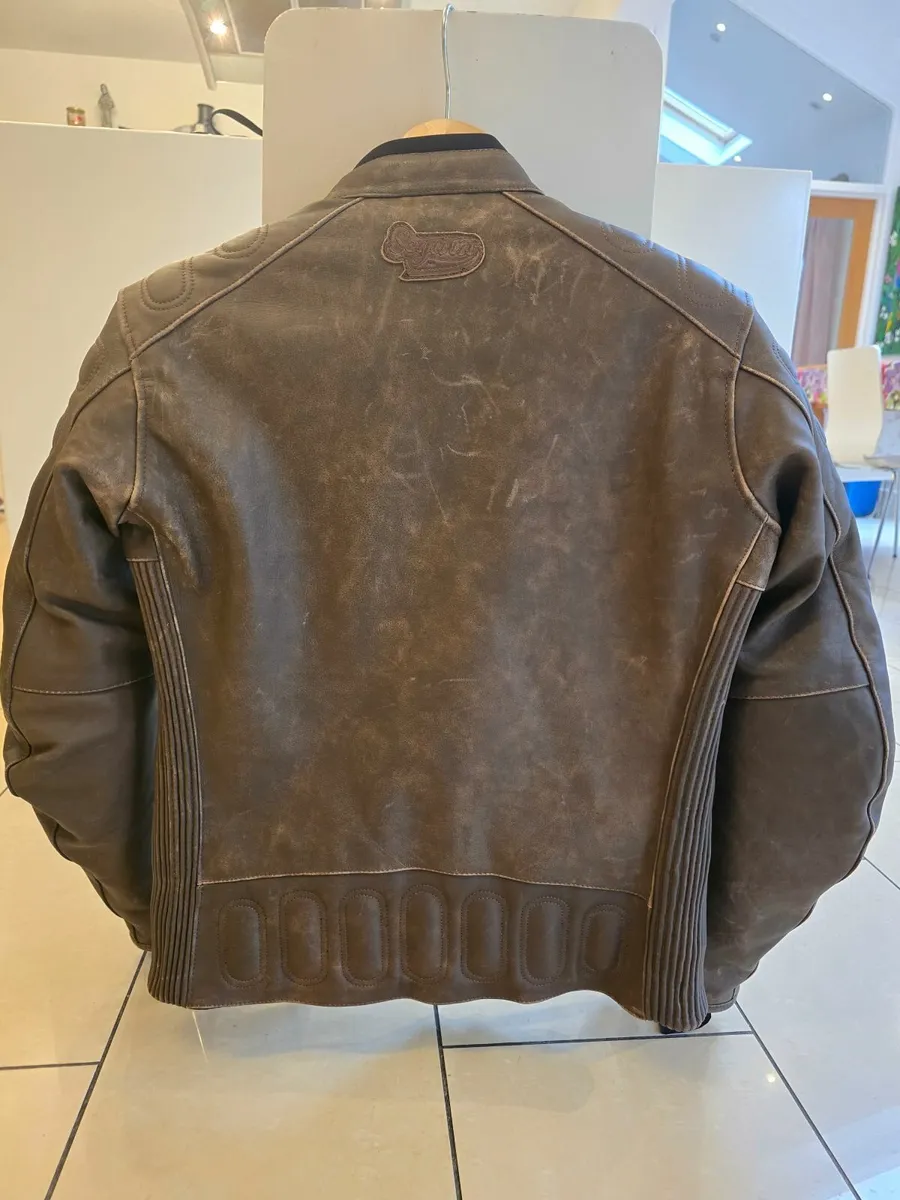 Leather Motorcycle Jacket - Image 2