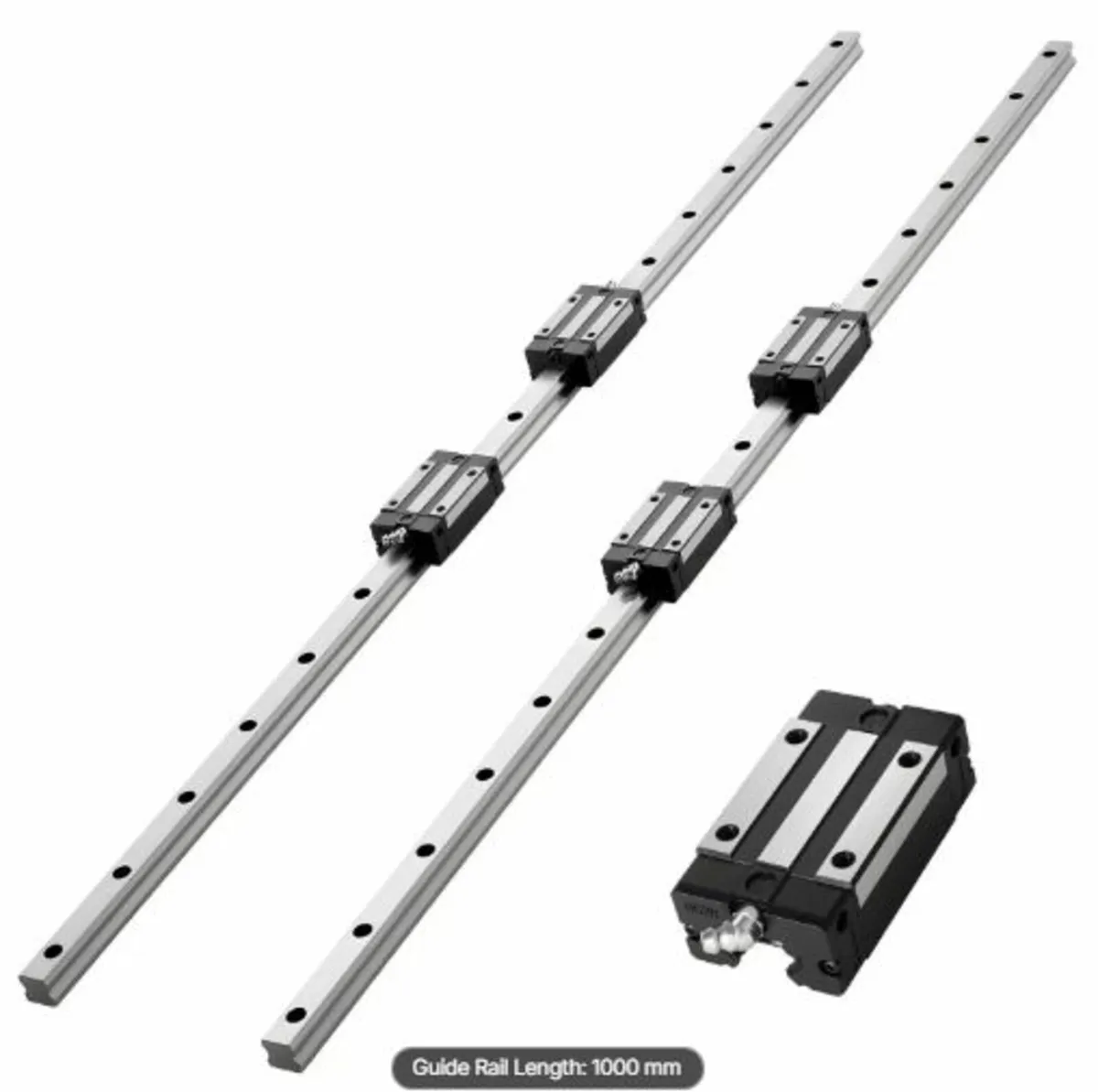 Linear Rail Guide Kit,HGR20,2Pcs 1000 mm (39.4 inc - Image 1
