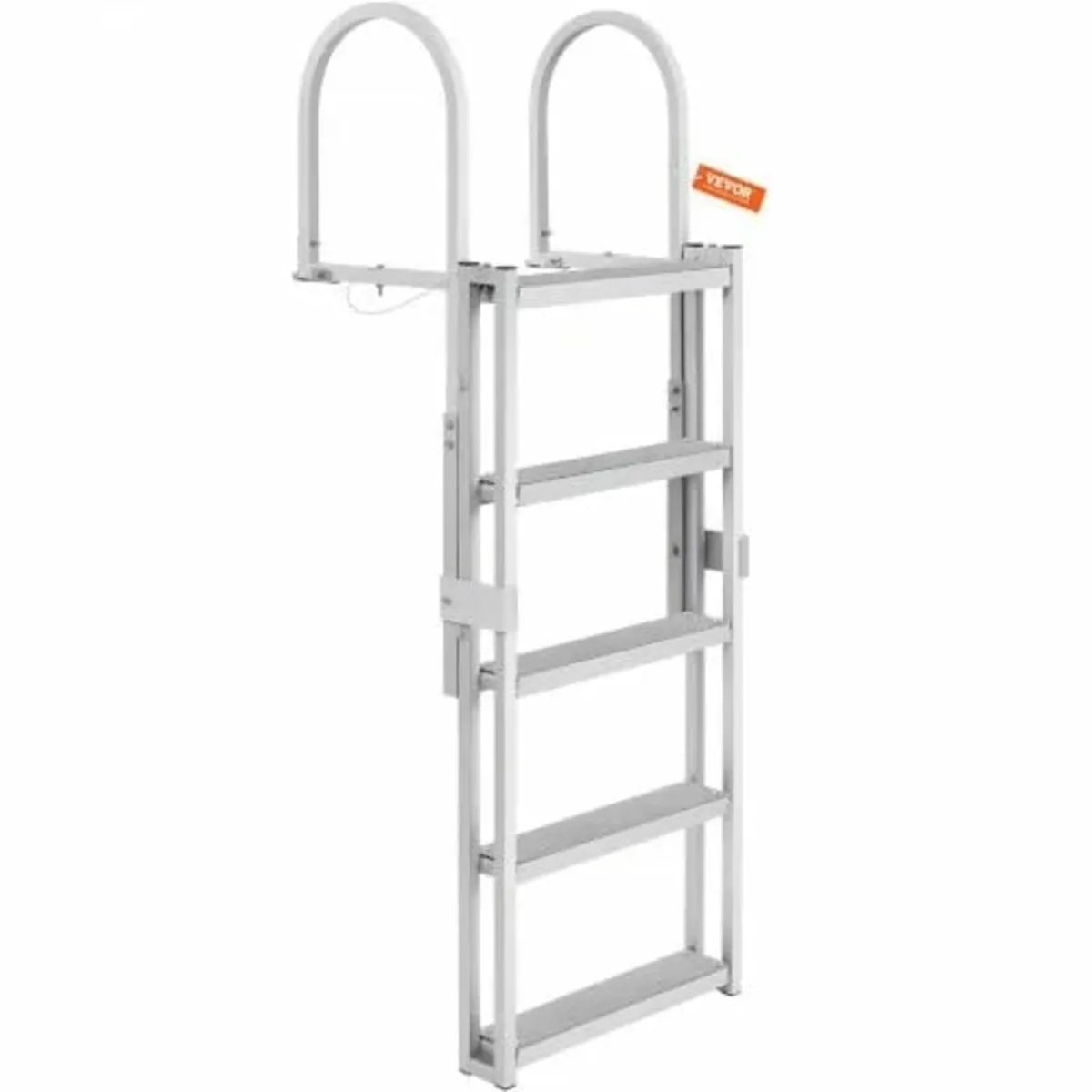 Ladder, Retractable 5 Steps, 350 lbs Load Capacity - Image 1