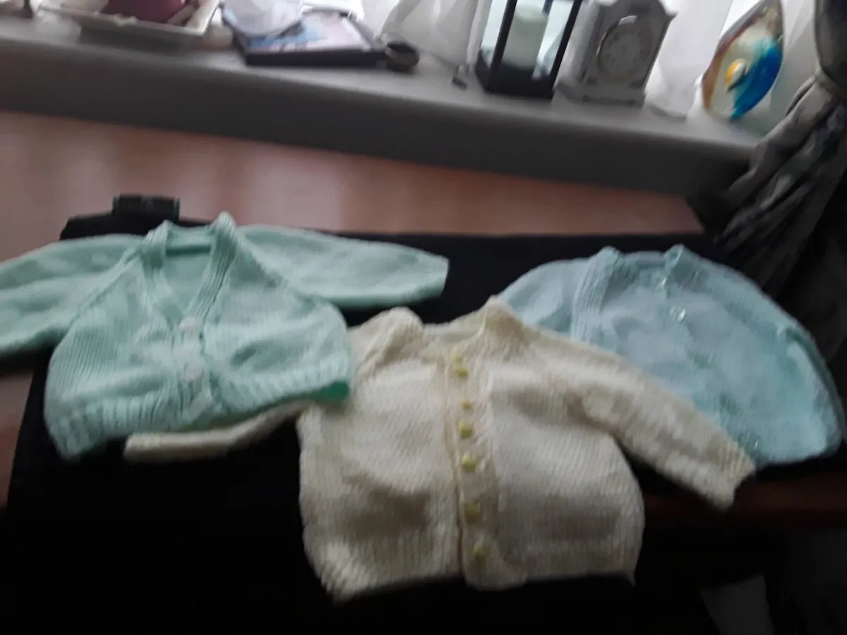 Brand new hand knitted baby cardigans - Image 2