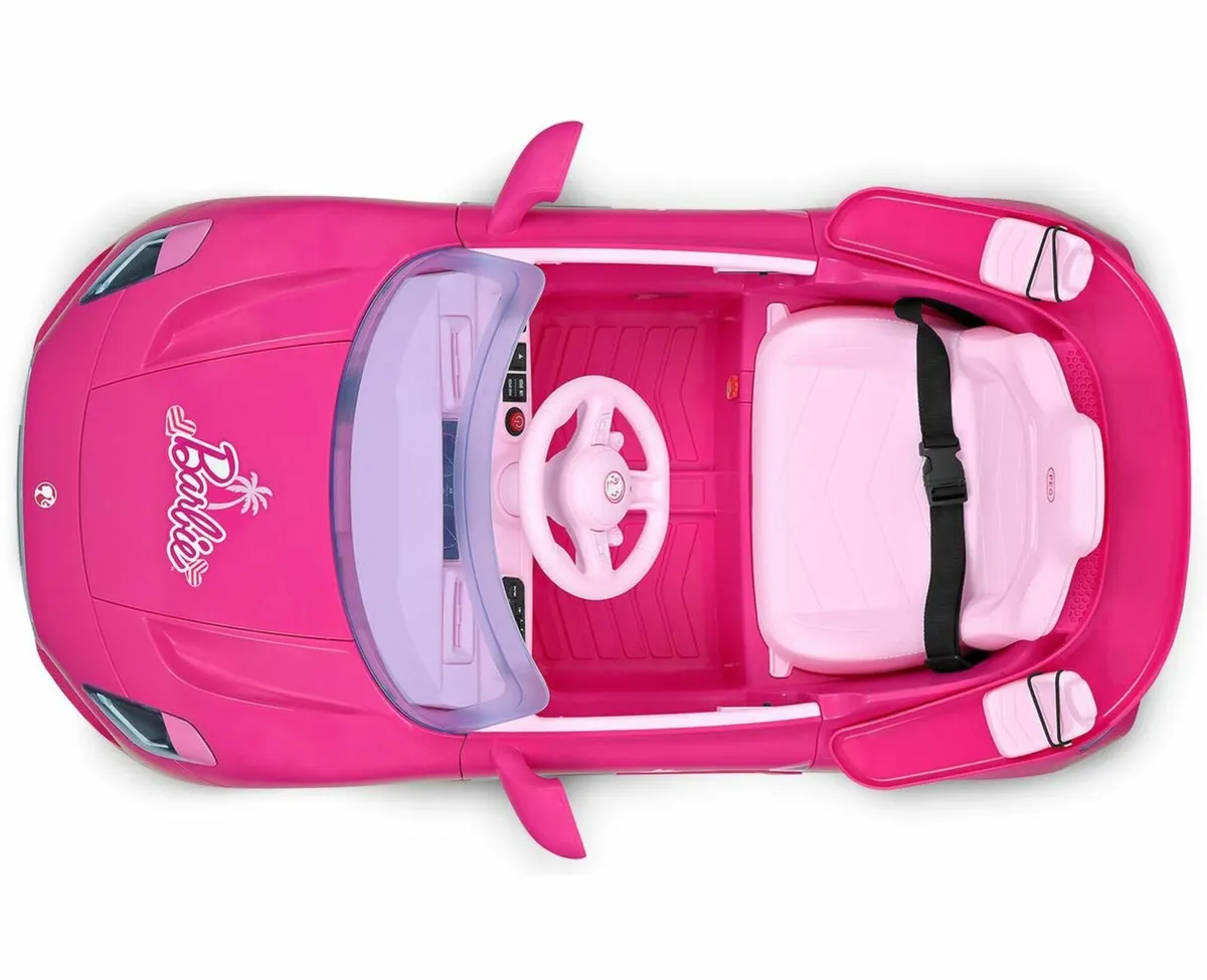 Peg Perego Barbie RC 12V Electric Ride On Car - Image 3
