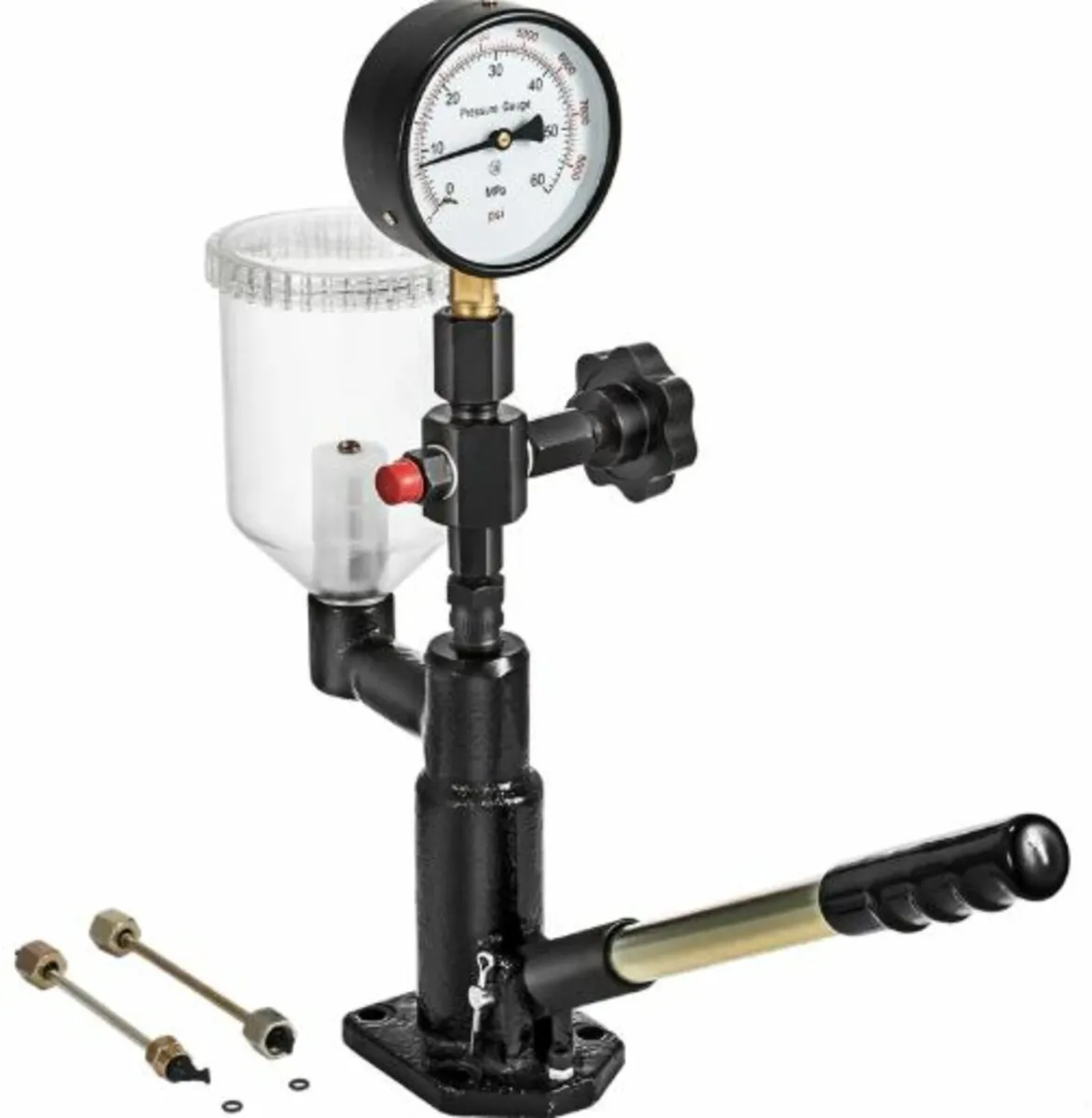 600 Bar Injector Tester 0.8L Fuel Pressure Gauge, - Image 1