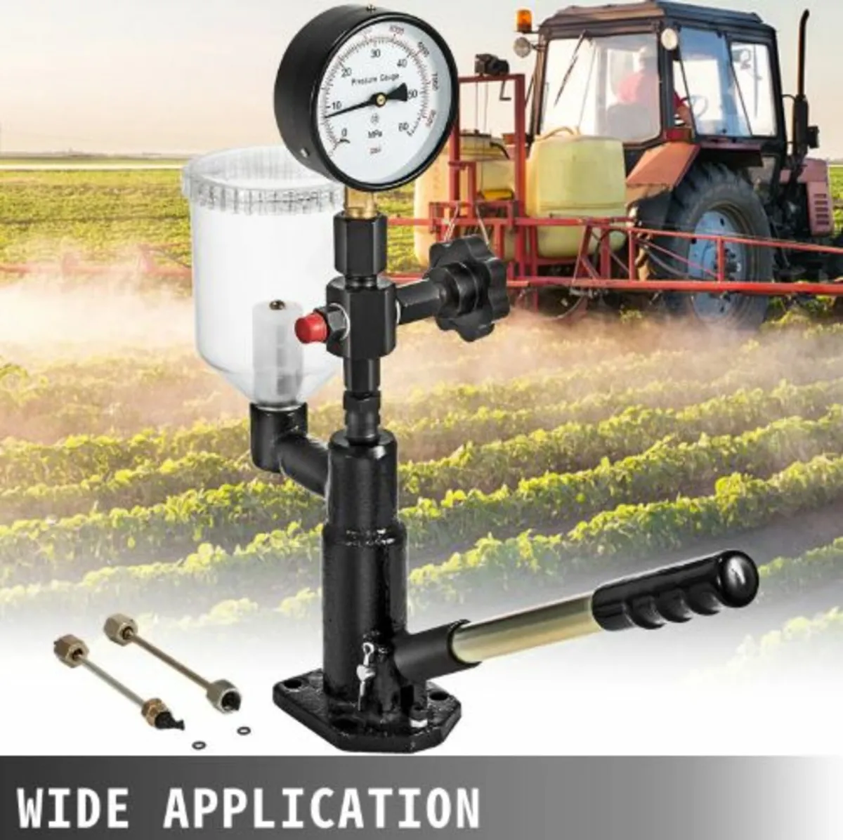 600 Bar Injector Tester 0.8L Fuel Pressure Gauge, - Image 3