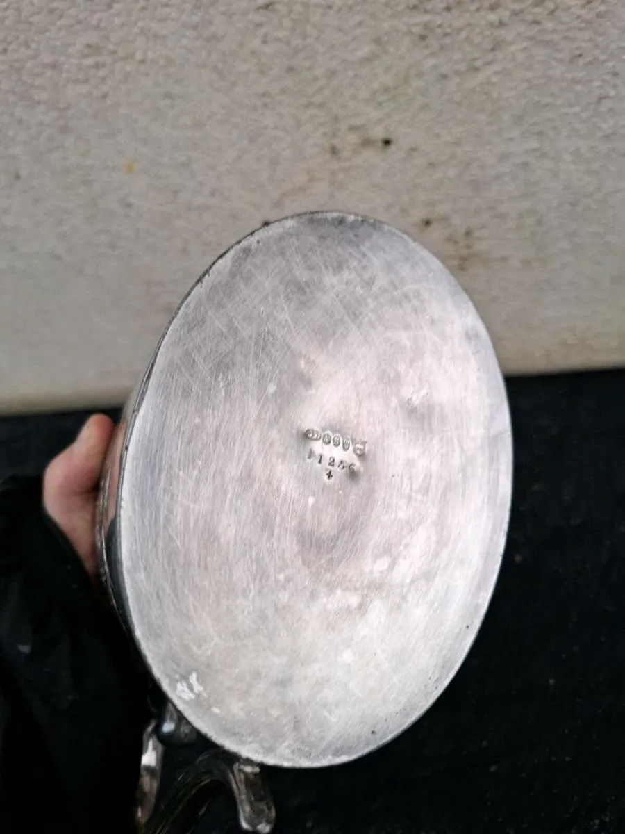 Platted silver tea pot - Image 3