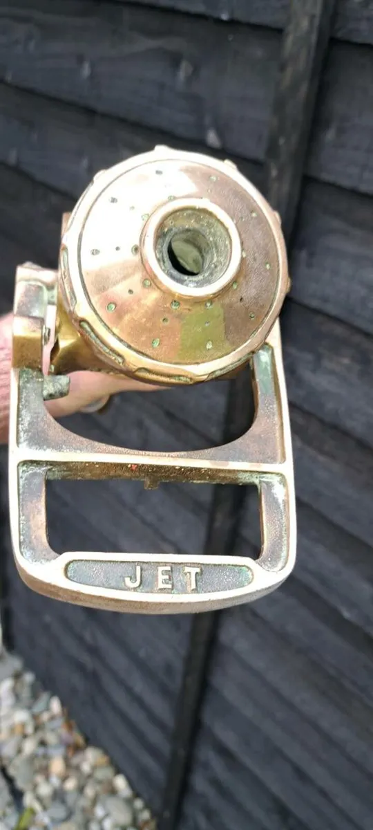 Old brass  fire  mans hose - Image 2