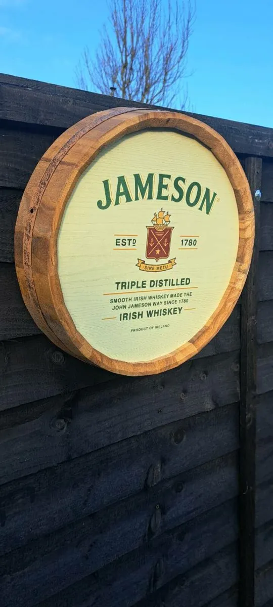 Jameson  half barrel sign - Image 1