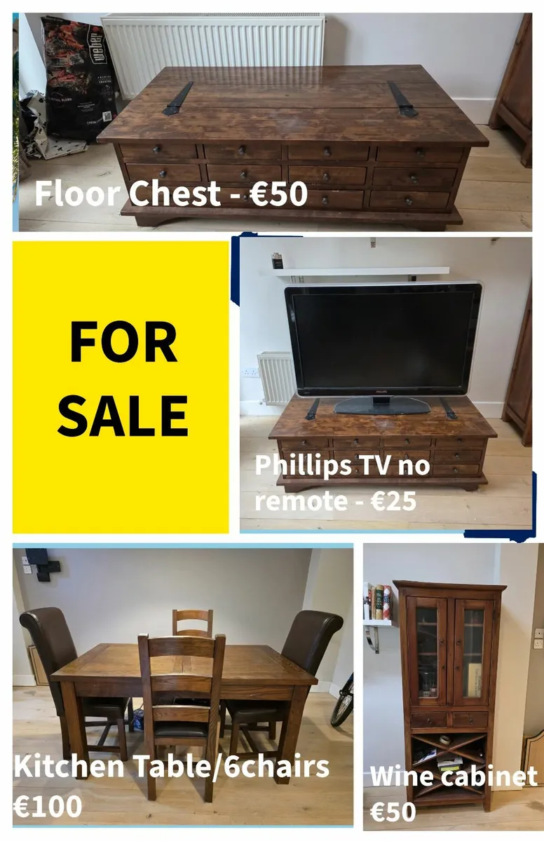 Bedroom set and misc items