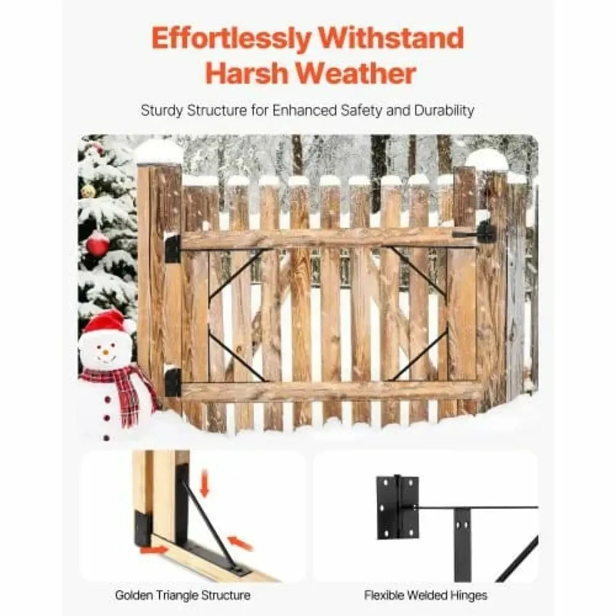 Gate Corner Brace Bracket, Anti Sag Gate Frame Har - Image 4