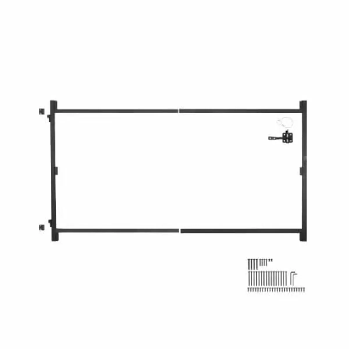 Gate Building Kit, Fits 60 to 96 in Wide Openings, - Image 1