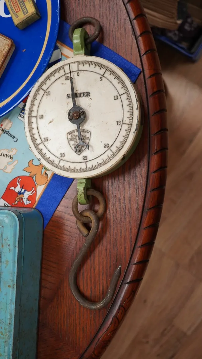 Heavy-Duty Vintage Salter Hanging Spring Balance ( - Image 1
