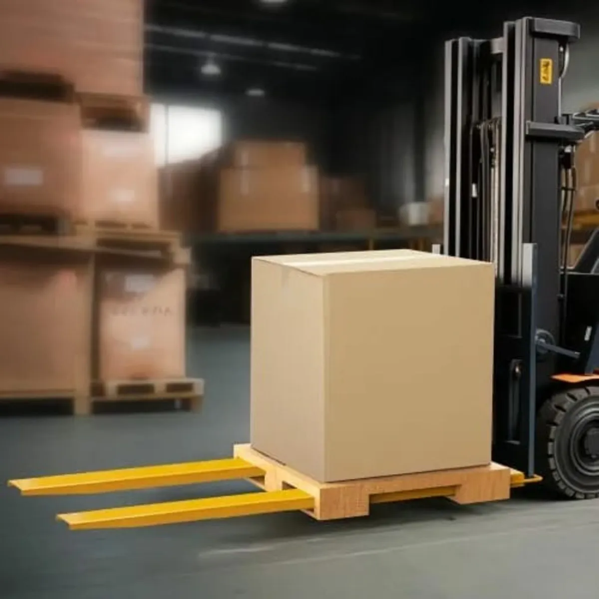 Pallet Fork Extensions, 60" Length 4.5" Width, Hea - Image 2