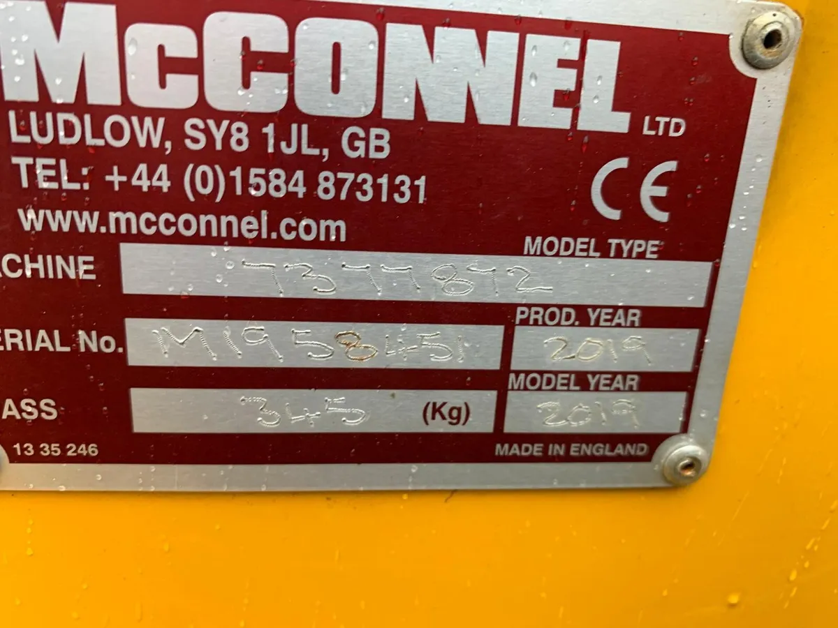 MCCONNEL 1.5M MULTICUT 70HP, AS NEW - Image 3