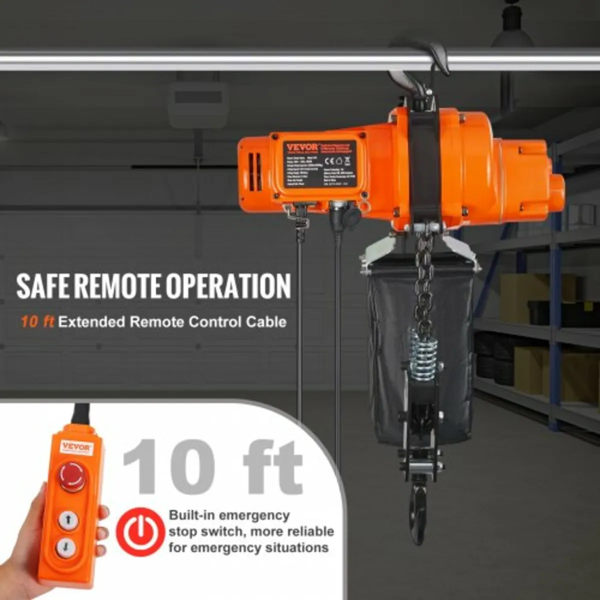 Electric Chain Hoist Single Phase Crane Hoist 997. - Image 2
