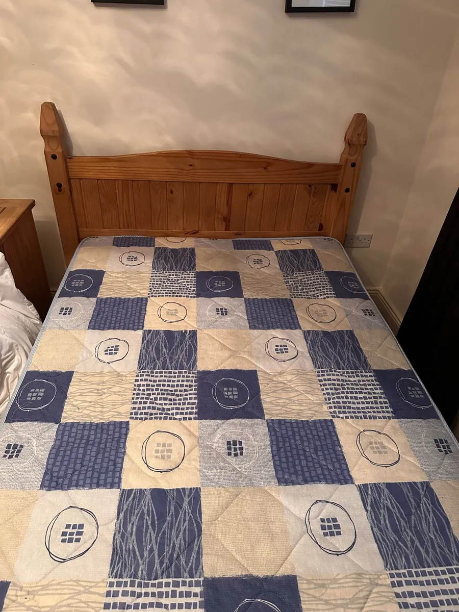 Bed Frame & Mattress - Image 1