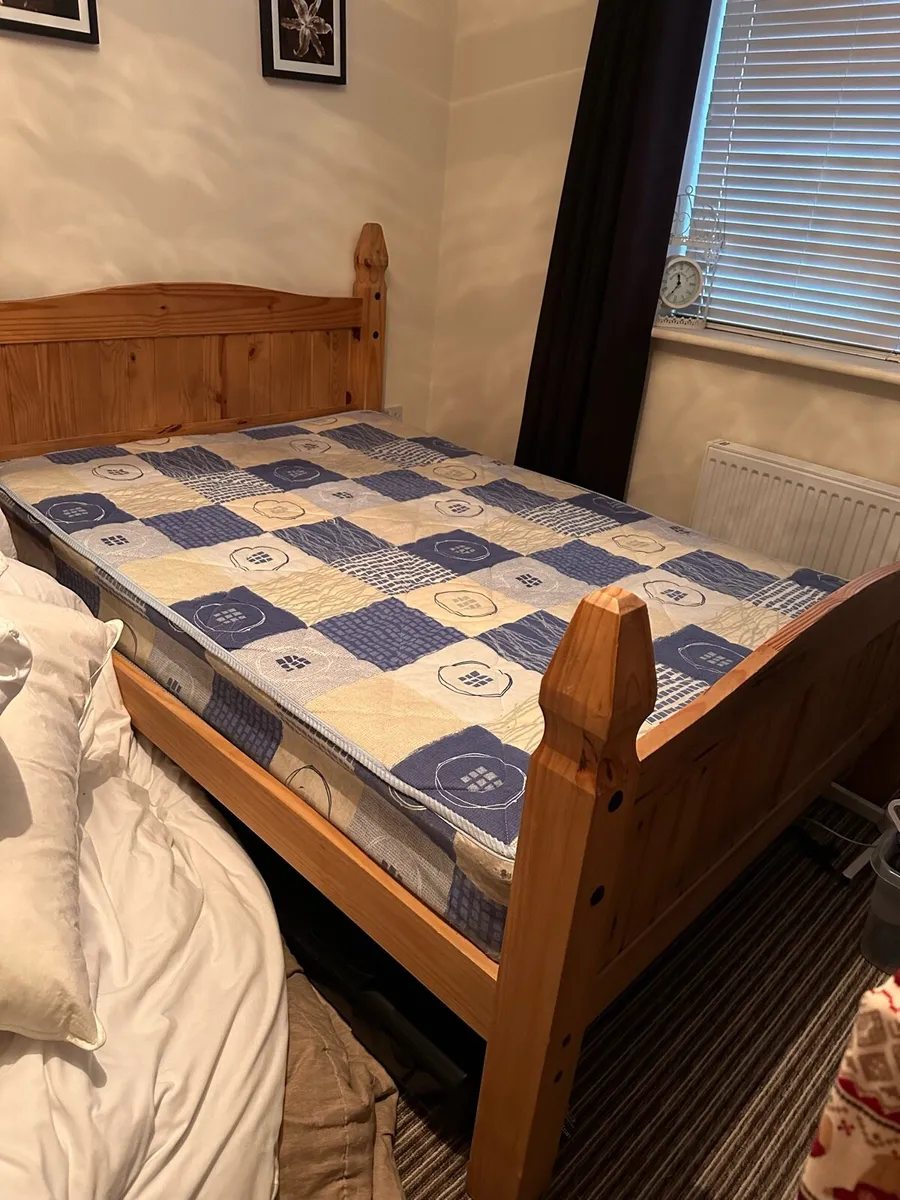 Bed Frame & Mattress - Image 2