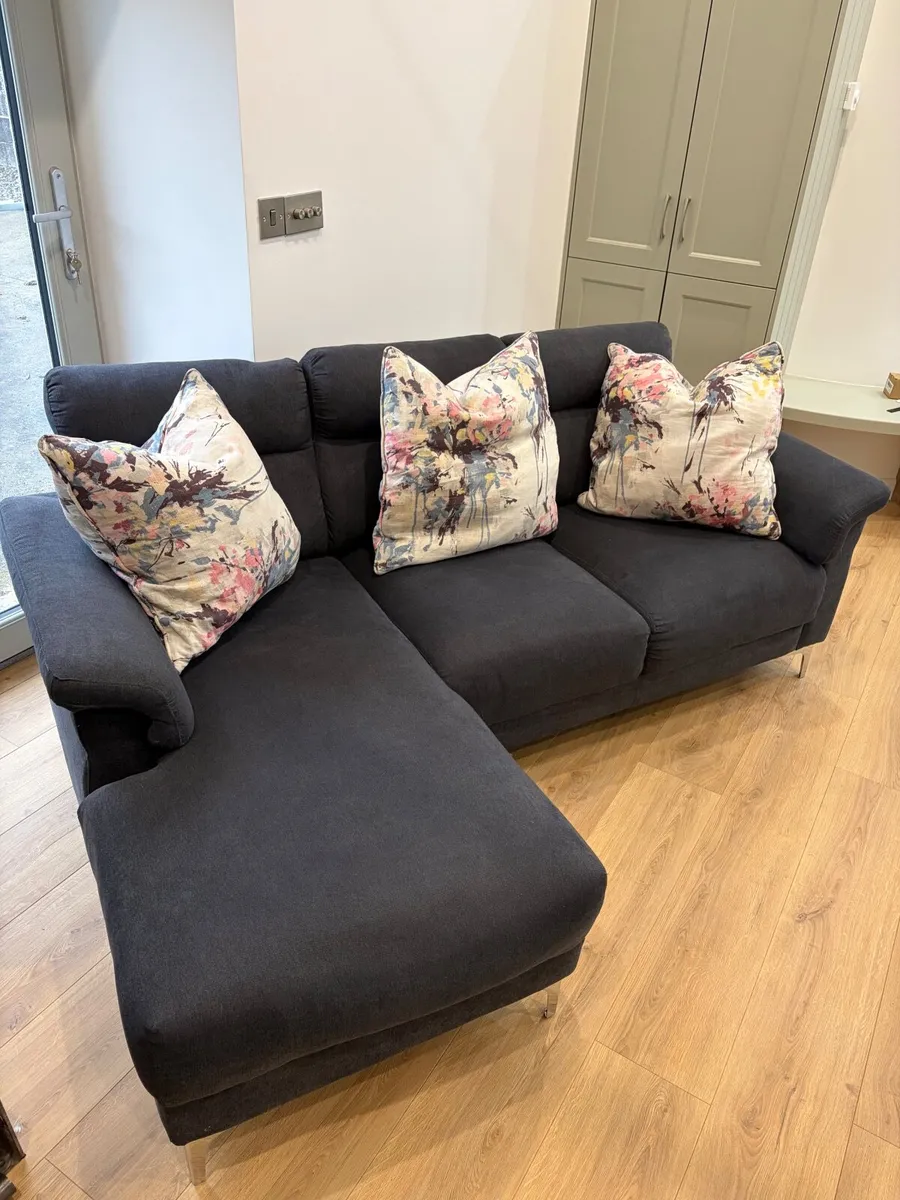 Navy 3-Seater Couch - Image 3