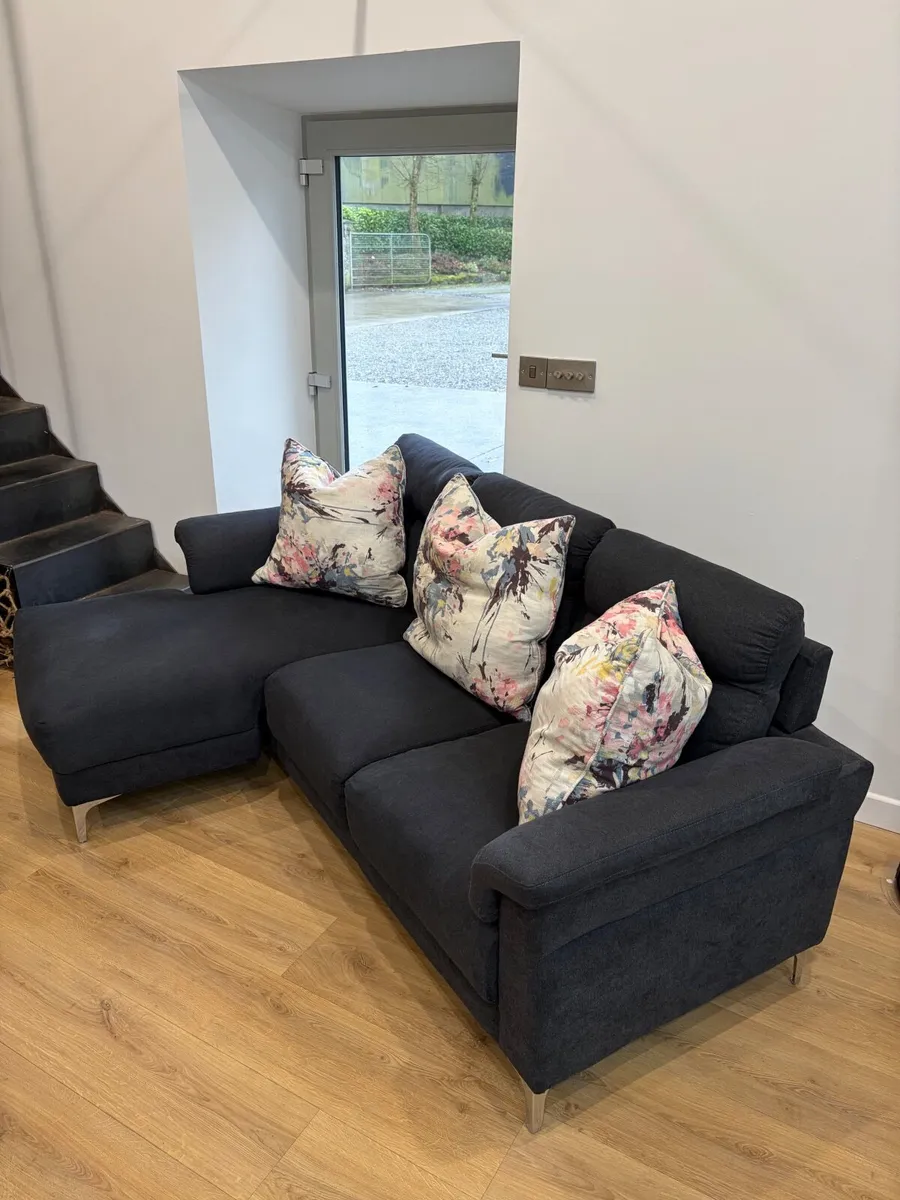 Navy 3-Seater Couch - Image 4