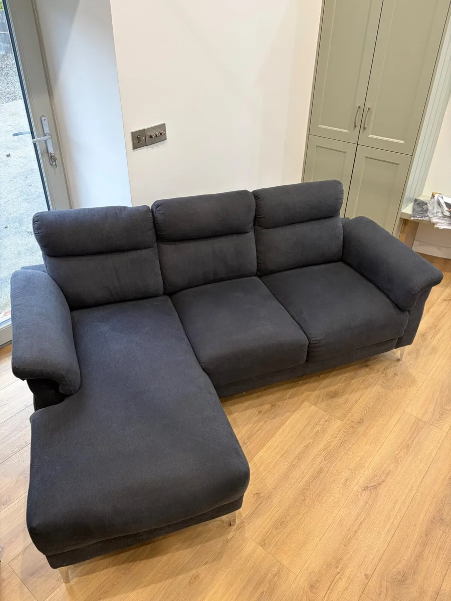 Navy 3-Seater Couch - Image 2