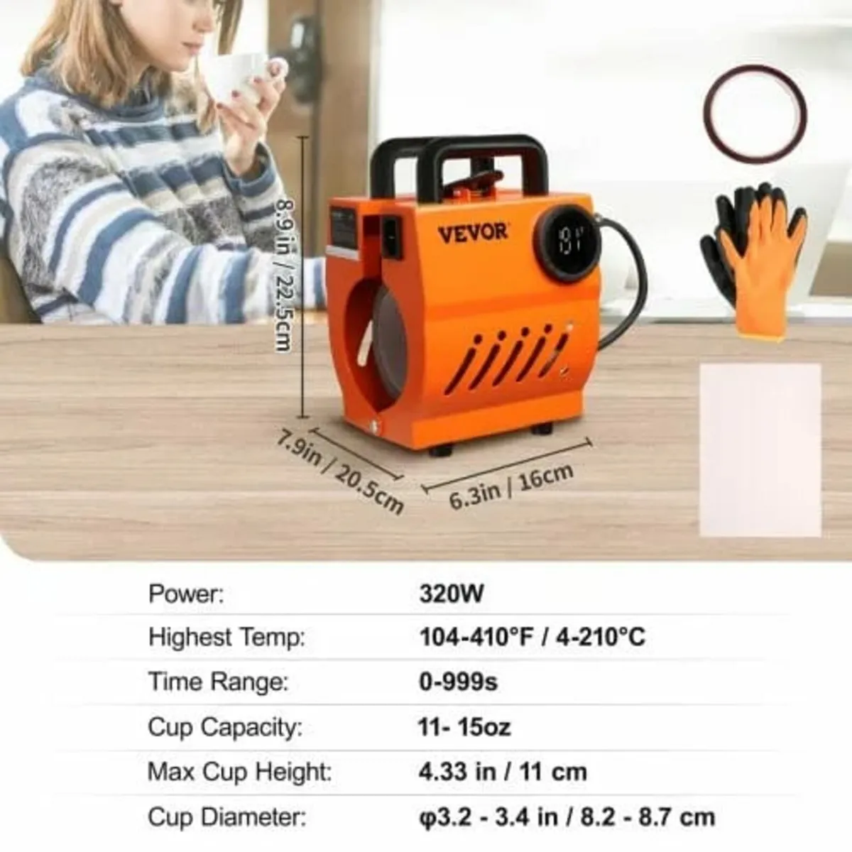 Mini Cup Press Machine, DIY Sublimation Blanks 311 - Image 2