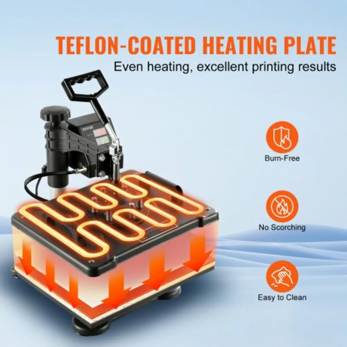 Heat Press 8 in 1 Heat Press Machine 38x30cm T-shi - Image 3