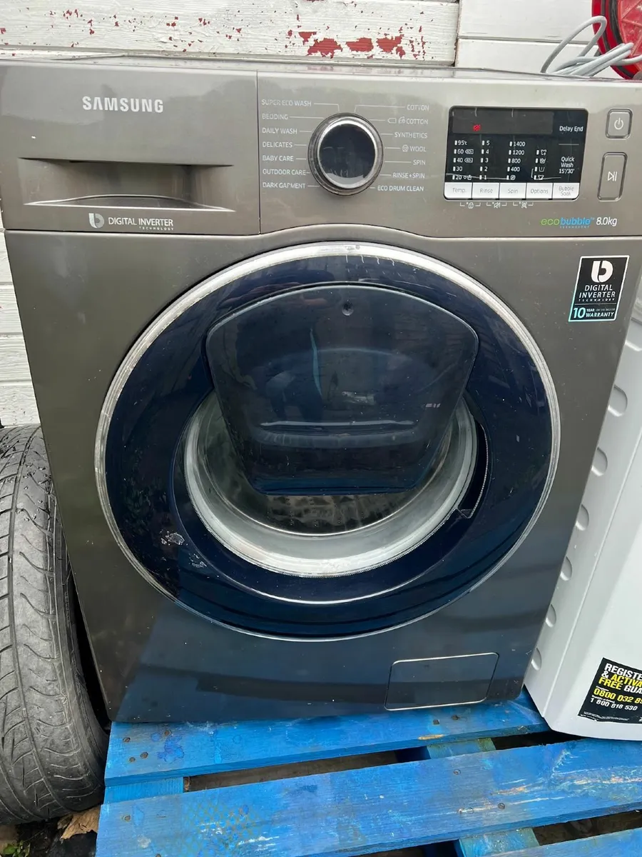 Samsung 8kg 1400 Spin Series 5  Ecobubble Add Wash - Image 1