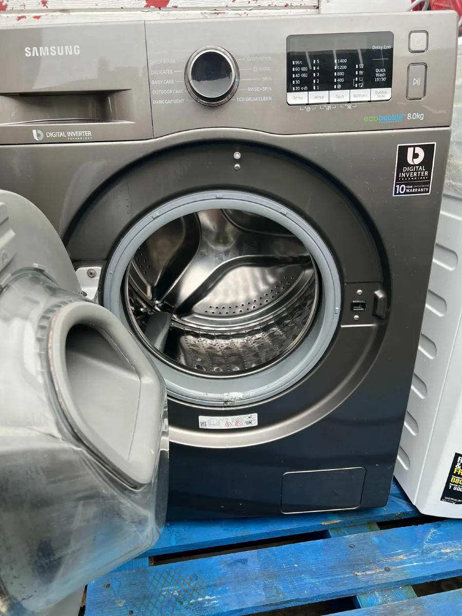 Samsung 8kg 1400 Spin Series 5  Ecobubble Add Wash - Image 2