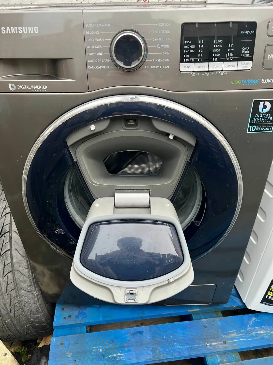 Samsung 8kg 1400 Spin Series 5  Ecobubble Add Wash - Image 3