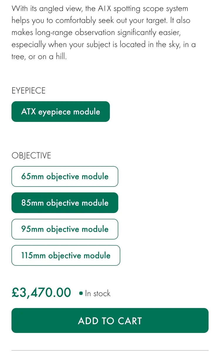 Swarovski ATX spotting scope 85mm - Image 2