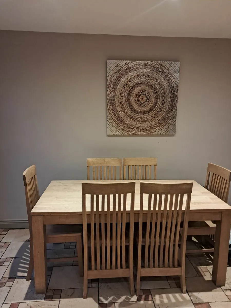 Solid Table and Chairs - Image 1