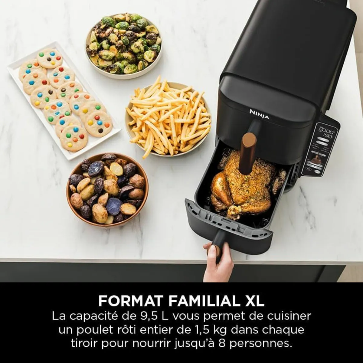 New: NINJA Double Stack XL Air Fryer 2 Vertical - Image 4