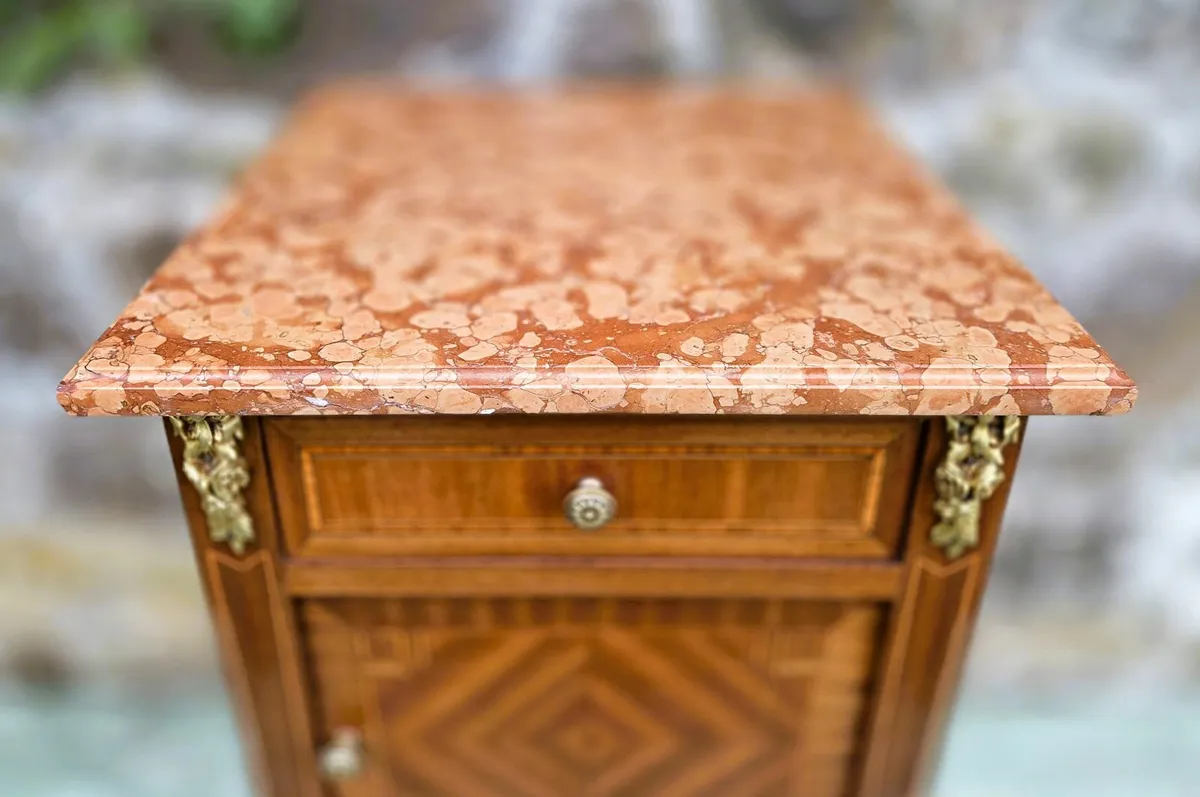 Vintage French Bedside Cabinet - Image 3