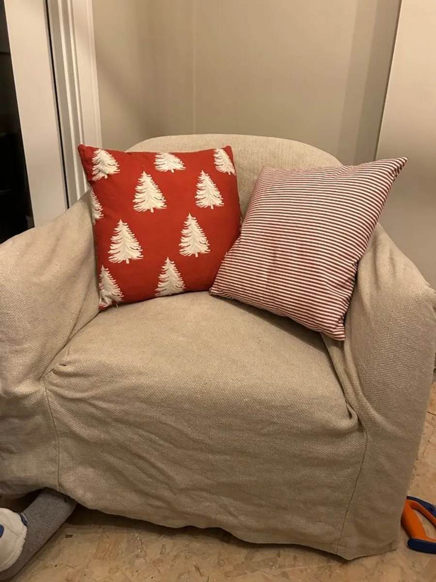 FREE Blasco 4 seater couch & swivel chair - Image 4