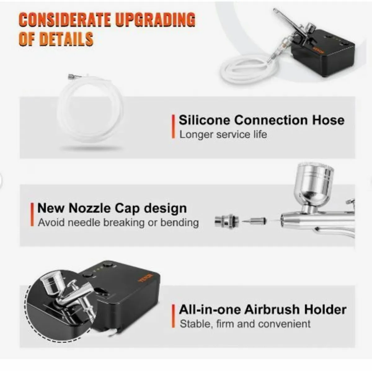 Airbrush Kit, Portable Airbrush Set - Image 2